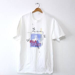 Vintage Portsmouth Harbor Fila Sport T Shirt XL